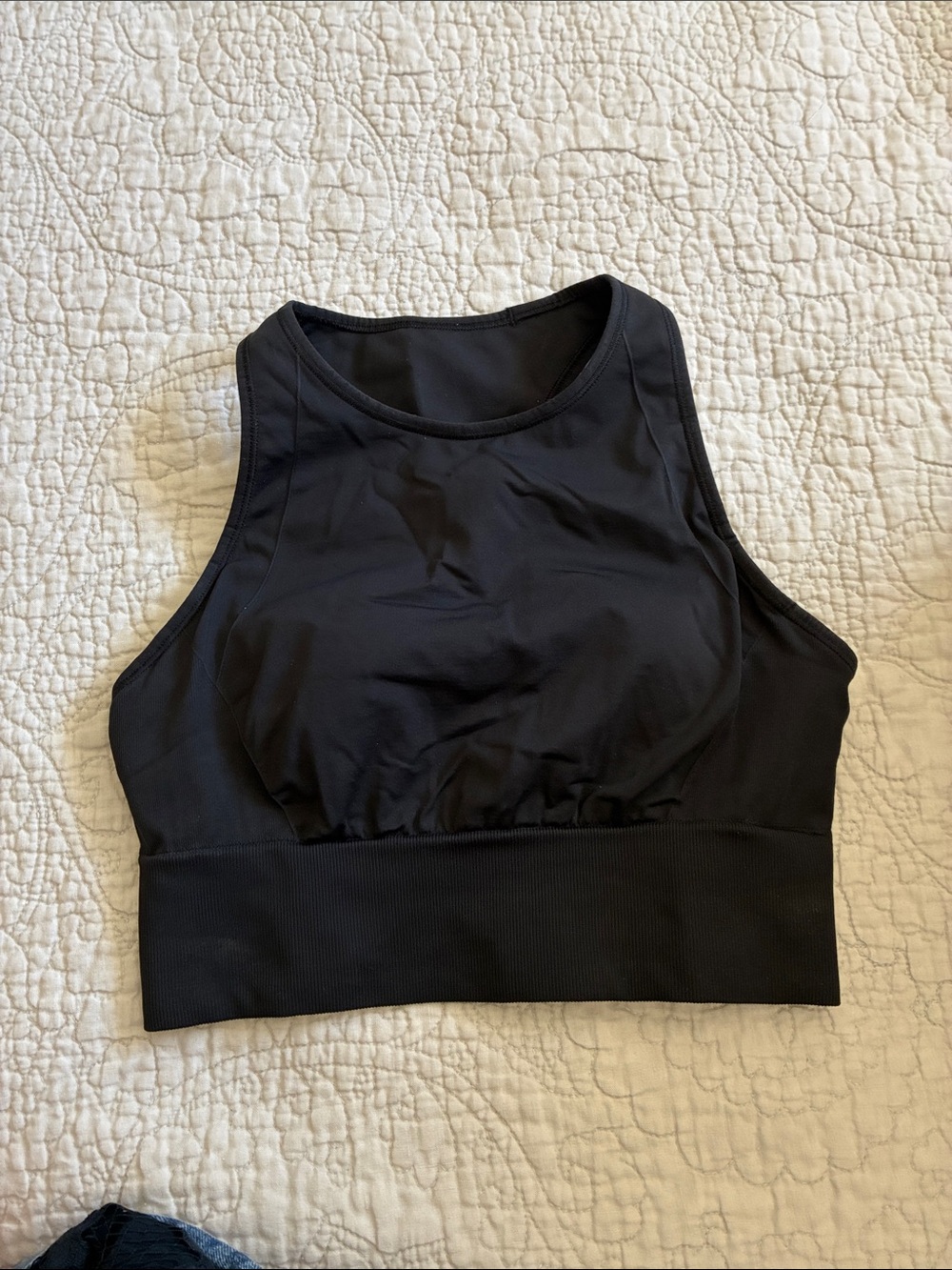Lululemon High-Neck Sports Bra Crop Top